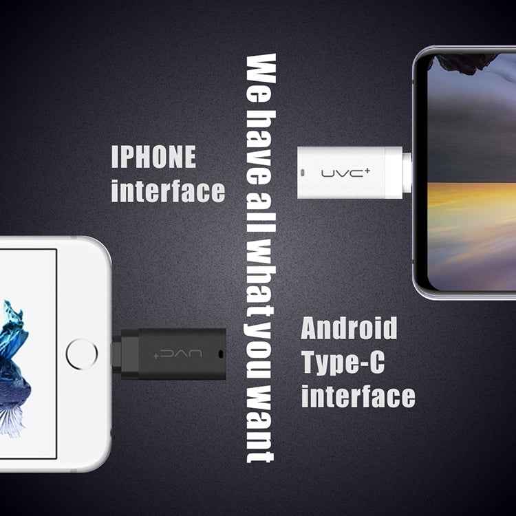 8 Pin Ultra Portable Germicidal Lights Smartphone UV Sanitizer