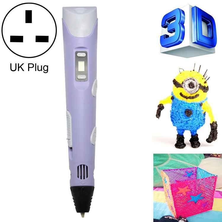 Hand-held 3D Printing Pen, UK Plug