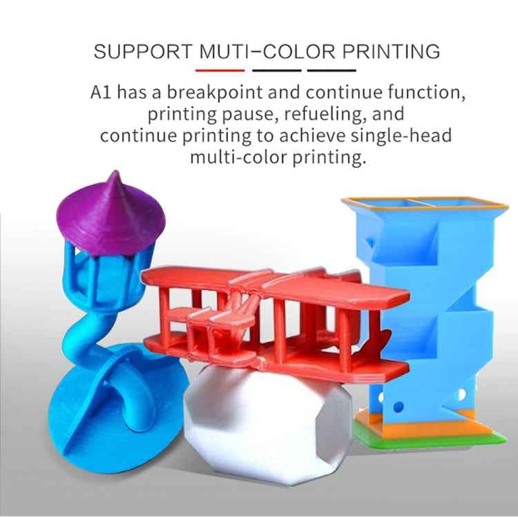 JGAURORA A1 Desktop High Precision Metal Plate Frame Three-Dimensional Physical 3D Printer