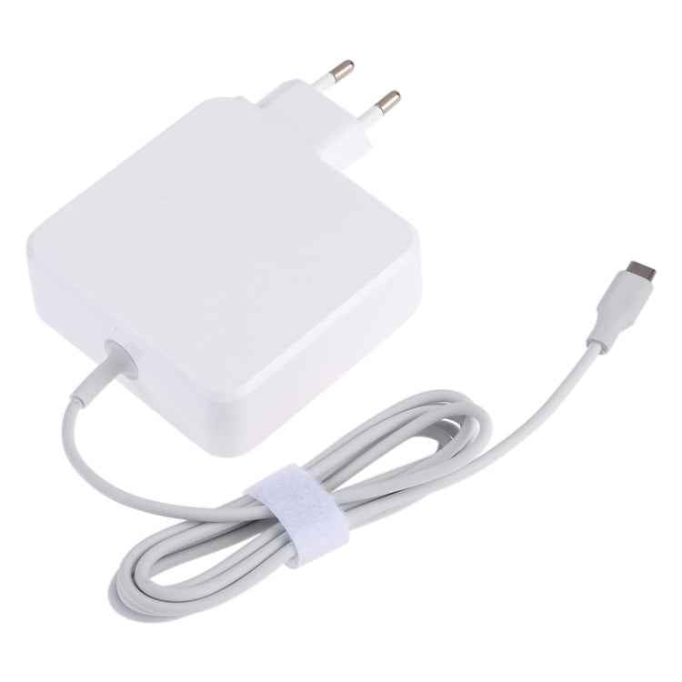 87W USB-C / Type-C Power Adapter Portable Charger with 1.8m Charging Cable, EU Plug