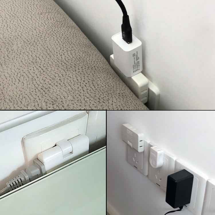 1 to 3 15A 180 Degrees Rotation Extension Multi Plug Mini Slim Wireless Outlet Socket, US Plug, AC 110-220V
