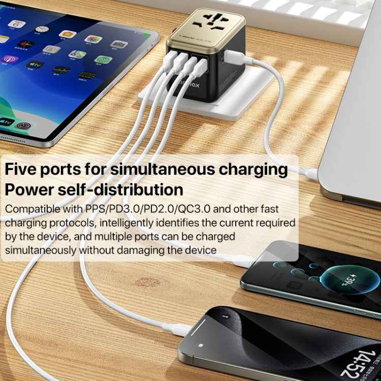 MOMAX 1-World UA8 PD 70W Fast Charger Power Adapter