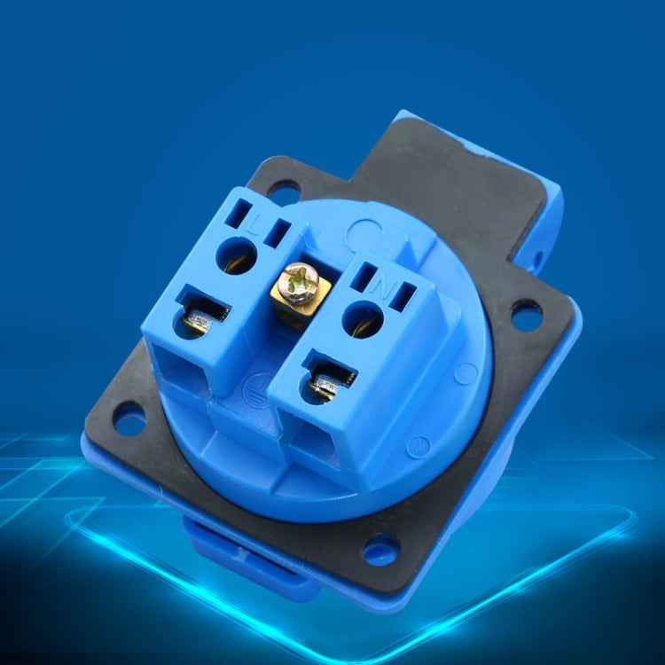 Outdoor IP44 Waterproof Socket with Cover, EU Plug