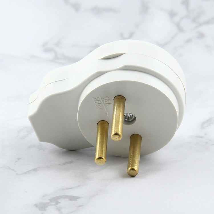 Pair Israel 16A Cylindrical Male Female Butt Joint Tripolar Power Plug