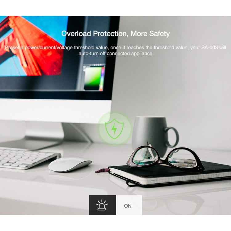 SA-003 10A Mini WiFi Plug Timing Smart Socket Works with Alexa & Google Home, AC 100-240V, US Plug
