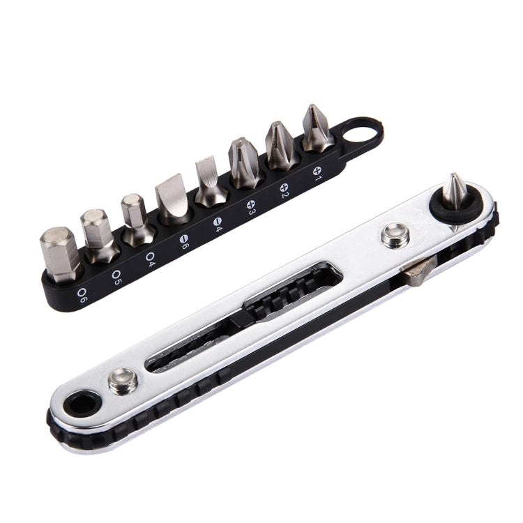 RGH-9A 9 in 1 Thin Ratchet Wrench Set (Straight), 9 in 1