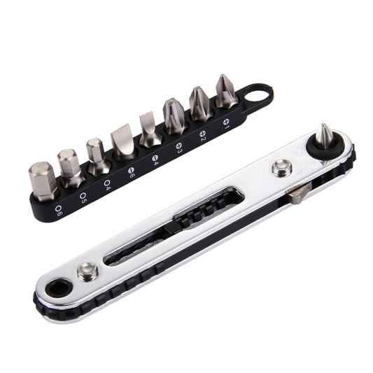 RGH-9A 9 in 1 Thin Ratchet Wrench Set (Straight), 9 in 1