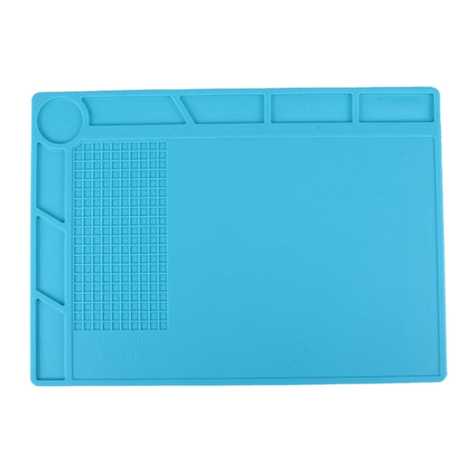 Maintenance Platform High Temperature Heat-resistant Repair Insulation Pad Silicone Mats with Screws Position, Size: 35cm x 25cm, 35cm x 25cm Blue, 35cm x 25cm Black