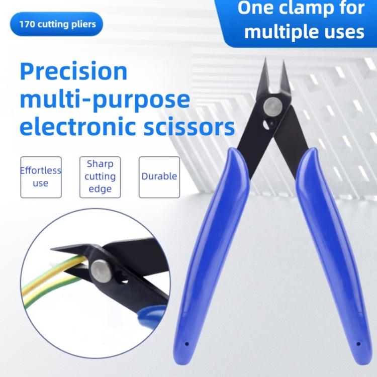 170 Electronic Pliers Diagonal Side Cutting  Cable Wire Cutter Repair Hand Tool, Plato 170