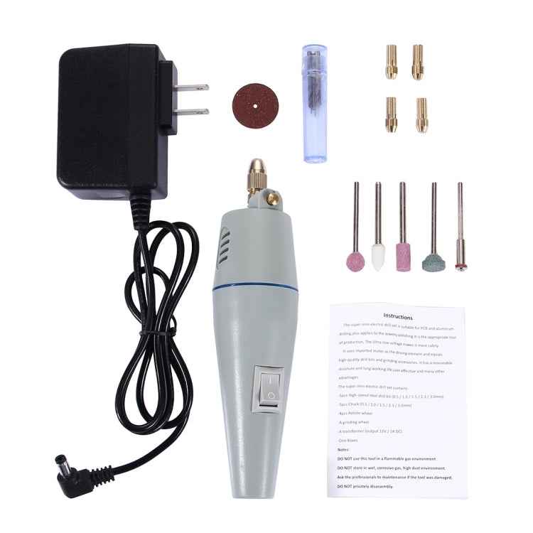 WLXY WL-500B Mini Electric Grinder, 110V-240V, Suitable Drill Chuck: 0.3mm-4.0mm
