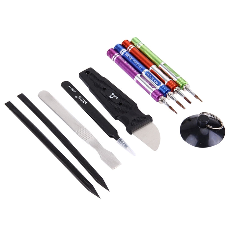 Appropriative Professional Screwdriver Repair Open Tool Kit with Roll Leather Bag For iPhone 7 & 7 Plus , 9 in 1