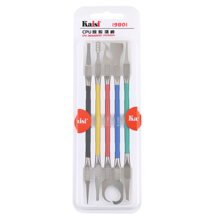 Kaisi i9801 CPU Professional Mobile Phone / Tablet Plastic Disassembly Rods Crowbar Repairing Tool Kits, i9801