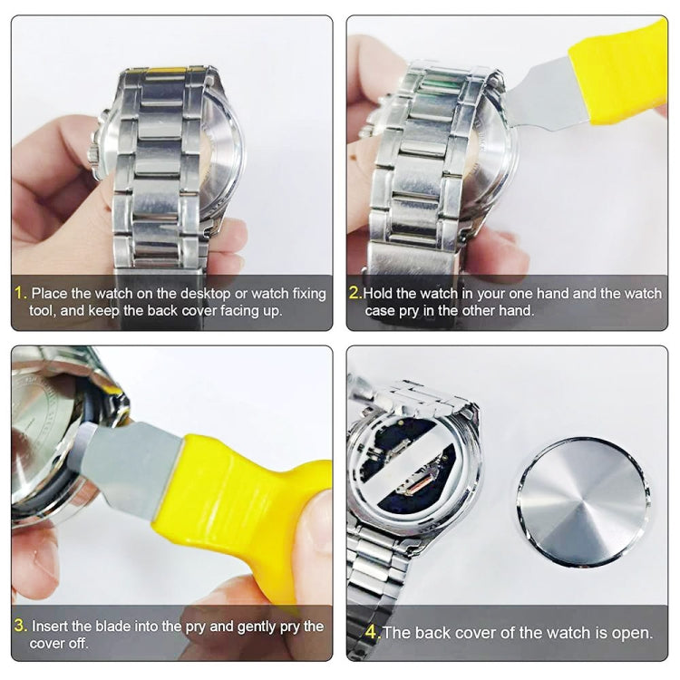 2 in 1 Repair Tool Watch Back Cover Case Opener Knife, 2 in 1 - BSPART
