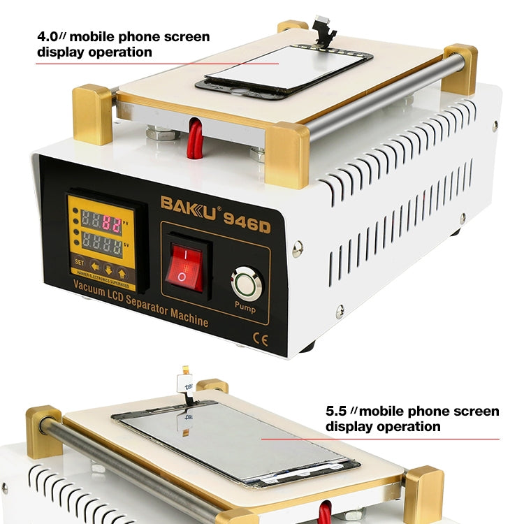 BAKU BK-946D 200W Vacuum LCD Touch Panel Separator Machine, AC 110V, BK-946D 200W 110V
