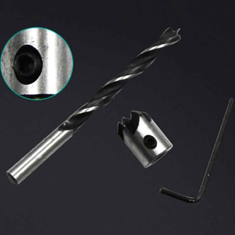 7 in 1 Woodworking Countersink Chamfer Three-Pointed High-Speed Steel Drill Bits Set, 3-10mm