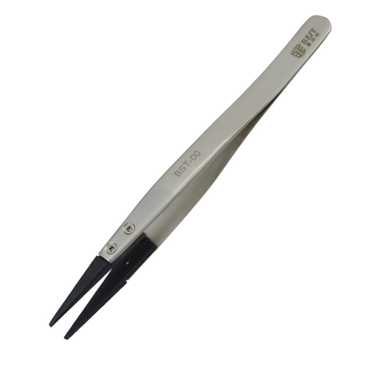 BEST BST-00 Straight Head Tweezers for Mobile Phone / Computer Repair, BST-00