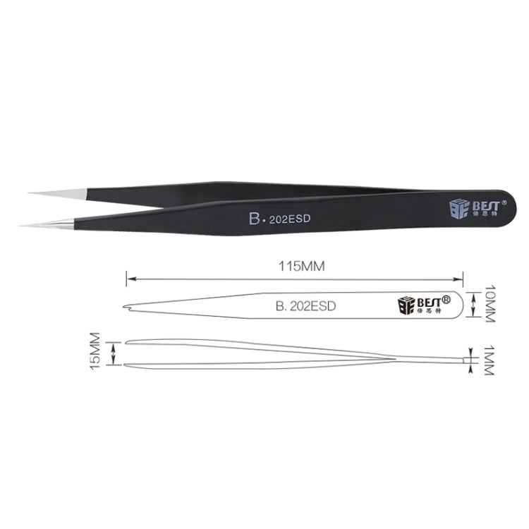 BEST BST-202ESD  Best electronic hand tool tweezers, BST-202ESD