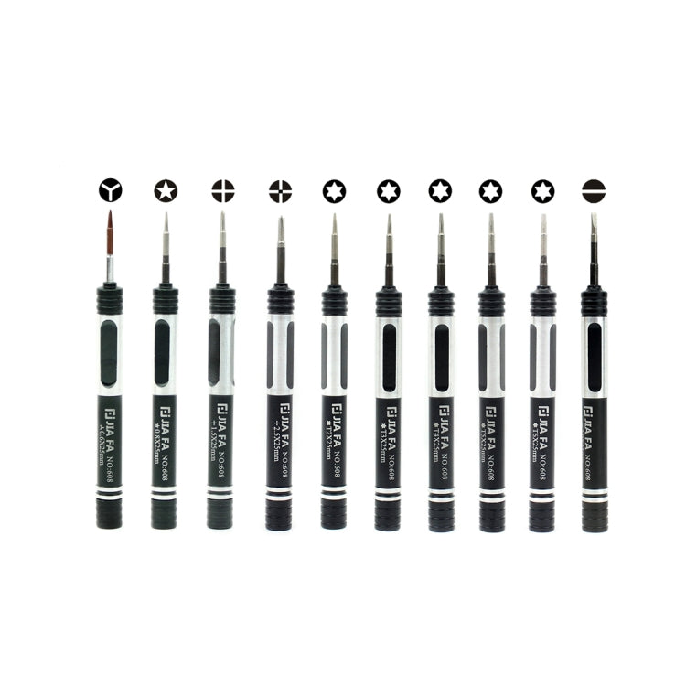 JF-8134 10 in 1 Multi-model Available Metal Mobile Phone Repair Tool Combination Screwdriver, JF-8134 10 in 1