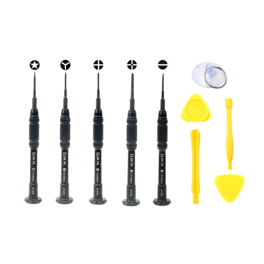 JF-8139 10 in 1 Metal + Plastic iPhone Dedicated Disassemble Repair Tool Kit, JF-8139