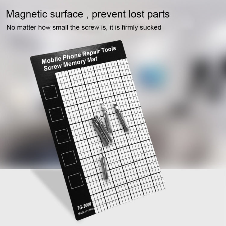 Universal Magnetic Screws Mat for Phone Repair, Size: 14.5x9cm, 14.5x9cm