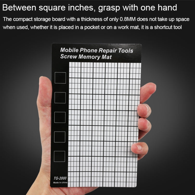 Universal Magnetic Screws Mat for Phone Repair, Size: 14.5x9cm, 14.5x9cm