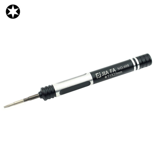 JIAFA JF-608-T5 Torx T5 Mobile Phone Repair Screwdriver (Black), T5 Torx