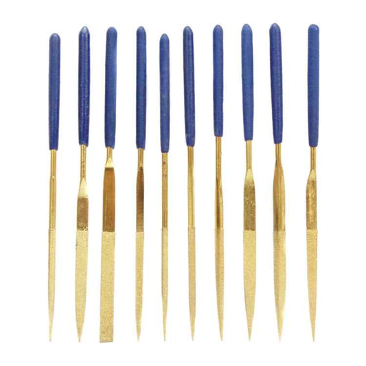 JF-170407 10 in 1 3x140mm Gold Plating Files Group Tool Set