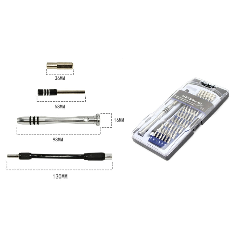 A54bit 54 in 1 Professional Multi-functional Screwdriver Set, A54bit 54 in 1 - BSPART