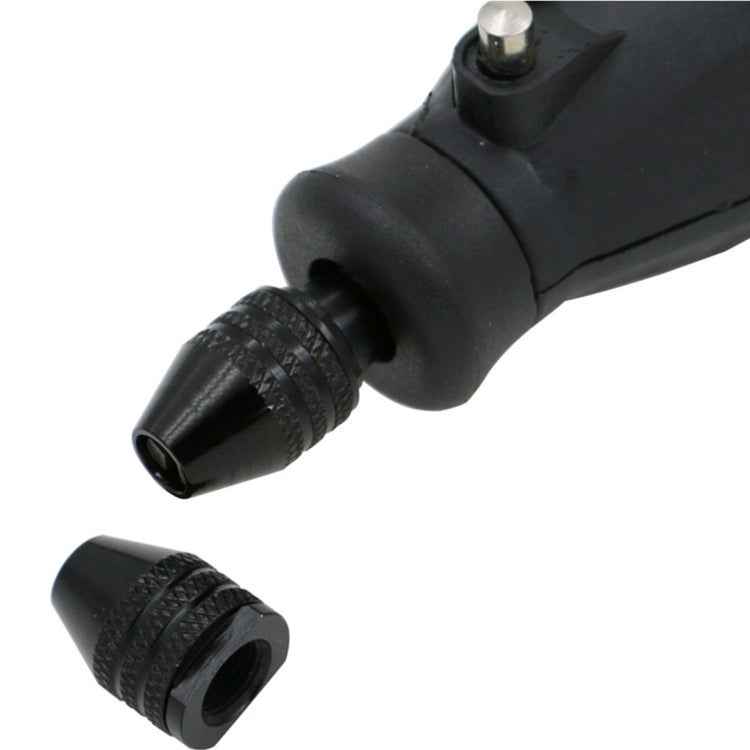 Electric Grinder M8 x 0.75mm 0.3-3.2mm Keyless Rotary Tool Three-jaw Chuck(Long)