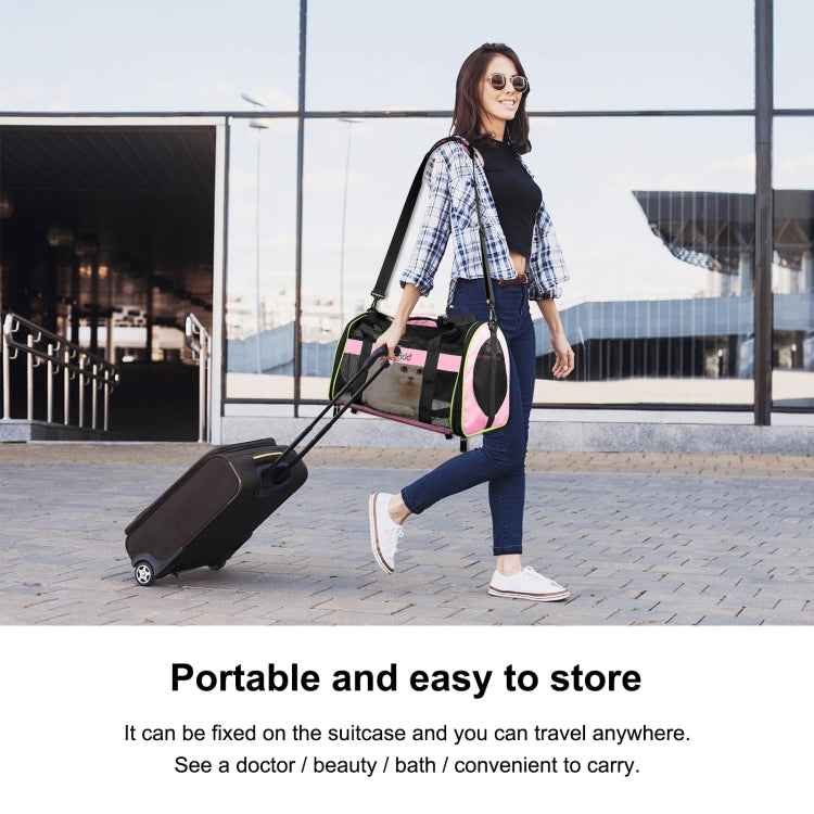 FUNADD Pet Travel Carrier Bag Shoulder Foldable Tote Bag