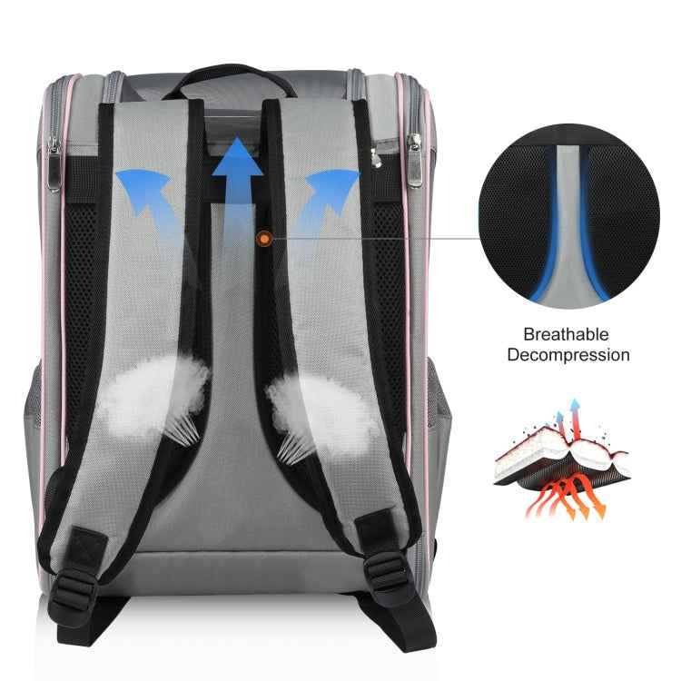 FUNADD Fold Breathable Pet Backpack Outdoor Shoulders Cat Bag