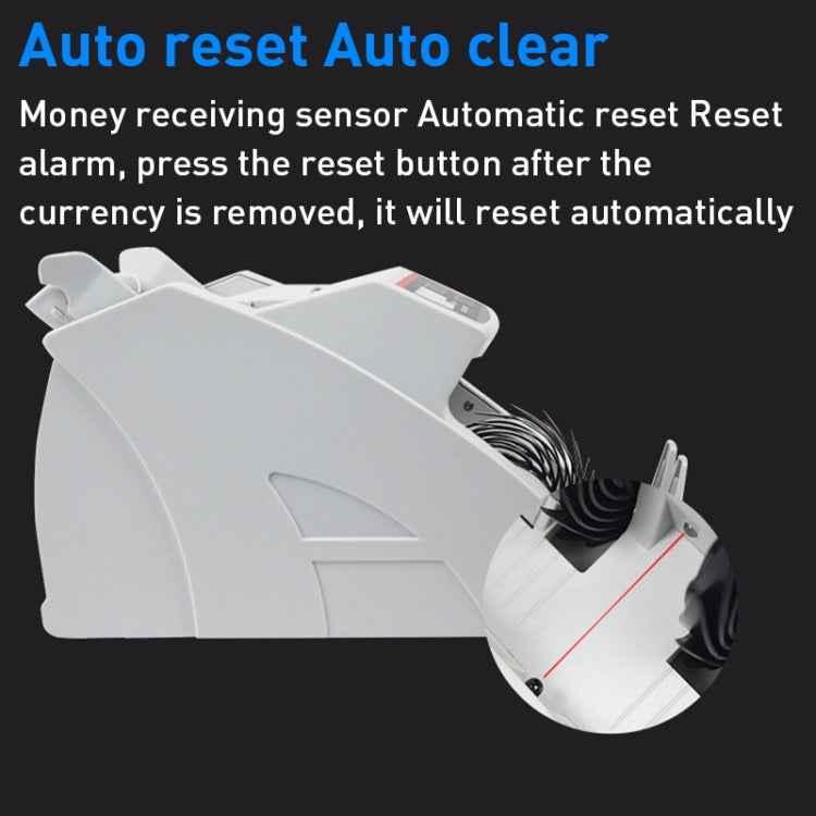 2108UV/IR Portable Multi-Currency Currency Counter, Specification: AU Plug