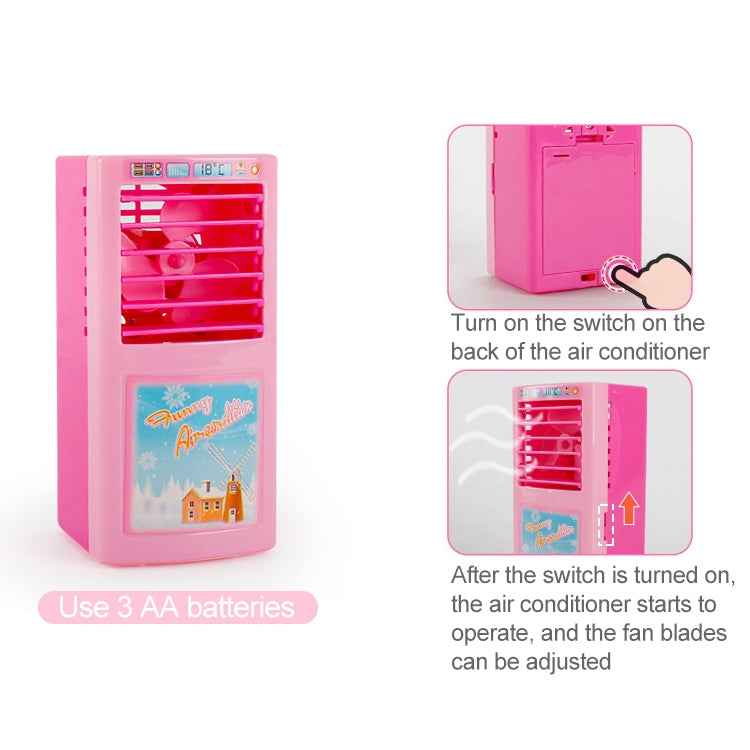 Mini Air Conditioner Pretend Play Children Simulation Appliances Toys, 3675