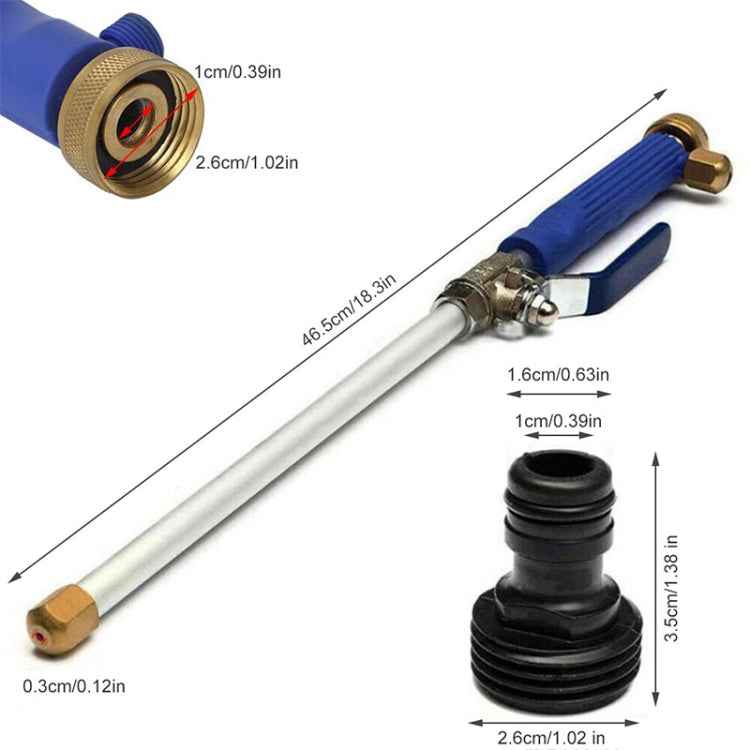 Garden Lawn Irrigation High Pressure Hose Spray Nozzle Car Wash Cleaning Tools Set