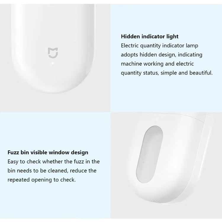 Original Xiaomi Mijia Mini Portable Shaver Wool Ball USB Charging Hair Remover Electric Lint Trimmer