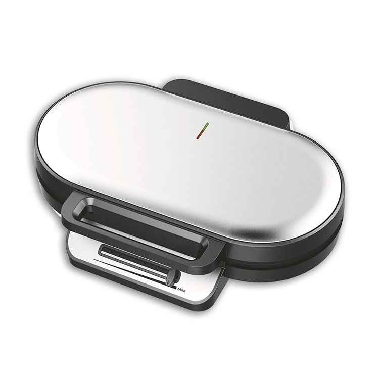 Household Waffle Maker Toaster Double Dish Heating Mini Breakfast Machine Sandwich Electric Cake Baking Machine, EU Plug