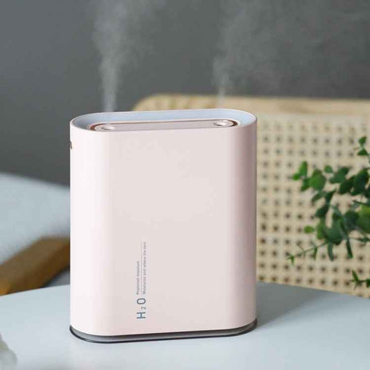 Y10 Runway Dual Jet Humidifier Colorful Marquee Night Light 1L Air Purifier for Home Office