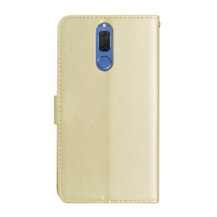 For Huawei Mate 10 Lite Rose Embossed Horizontal Flip Environmental PU Leather Case with Holder & Card Slots & Wallet
