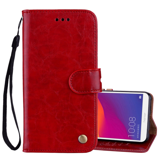 Business Style Oil Wax Texture Horizontal Flip Leather Case for Huawei Honor 7C / Enjoy 8 / Y7 (2018) / Y7 Prime (2018) / Nova 2 Lite, with Holder & Card Slots & Wallet, For Honor 7C / Y7 Prime (2018), For Huawei Honor 7C / Y7 Prime (2018)             ...