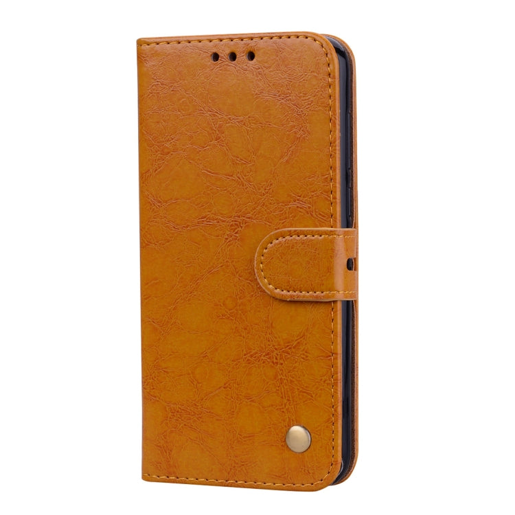 Business Style Oil Wax Texture Horizontal Flip Leather Case for Huawei Y5 (2018) / Y5 Prime (2018) / Honor 7A (Russian Version), with Holder & Card Slots & Wallet