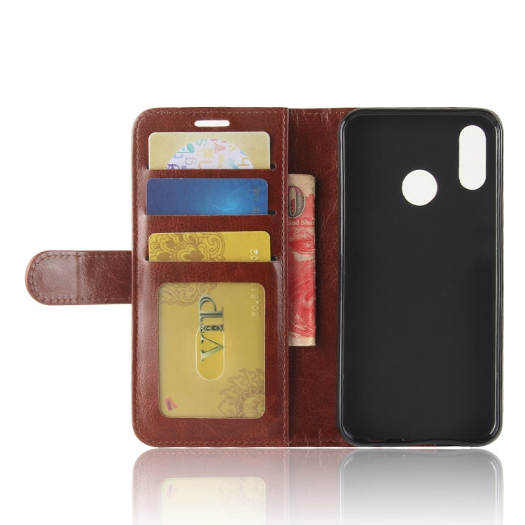 R64 Texture Single Fold Horizontal Flip Leather Case for Huawei P30 Lite, with Holder & Wallet & Card Slots & Photo Frame