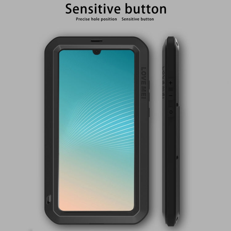 LOVE MEI Powerful Dustproof Shockproof Splashproof Metal + Silicone Combination Case for Huawei P30 Pro