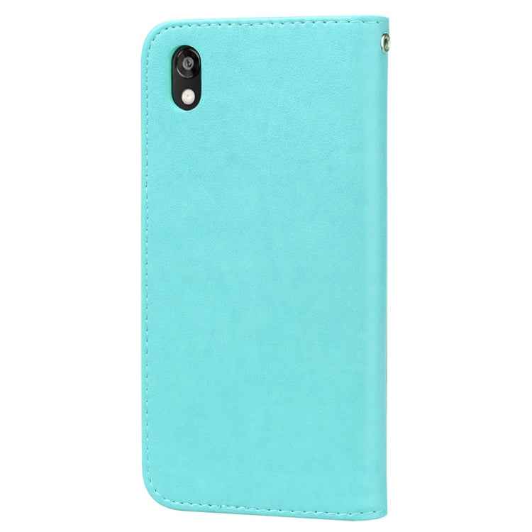 Rose Embossed Horizontal Flip PU Leather Case for Huawei Honor 8S / Y5 (2019), with Holder & Card Slots & Wallet