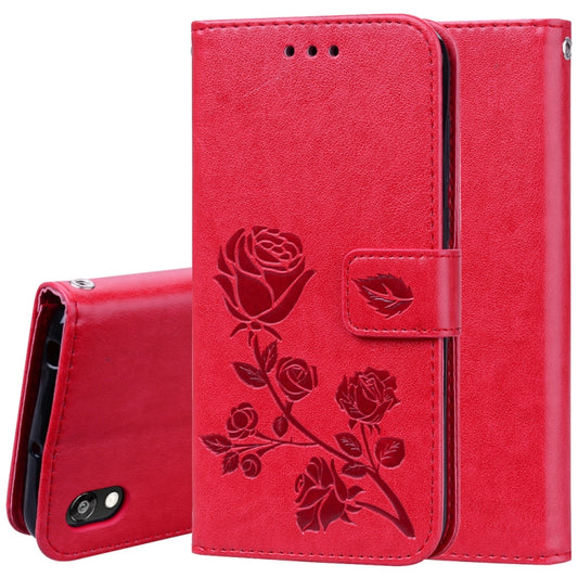 Rose Embossed Horizontal Flip PU Leather Case for Huawei Honor 8S / Y5 (2019), with Holder & Card Slots & Wallet, For Huawei Honor 8S / Y5 (2019)