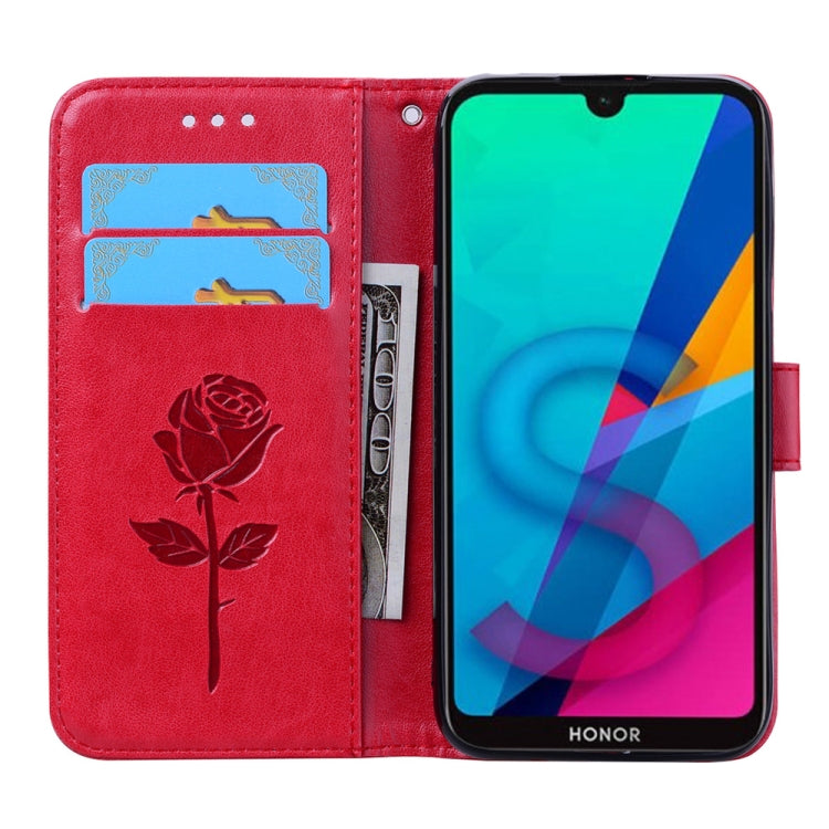 Rose Embossed Horizontal Flip PU Leather Case for Huawei Honor 8S / Y5 (2019), with Holder & Card Slots & Wallet, For Huawei Honor 8S / Y5 (2019)