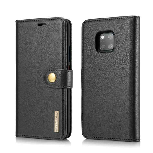 DG.MING Crazy Horse Texture Flip Detachable Magnetic Leather Case for Huawei Mate 20 Pro, with Holder & Card Slots & Wallet