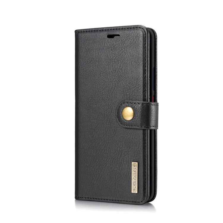DG.MING Crazy Horse Texture Flip Detachable Magnetic Leather Case for Huawei Mate 20 Pro, with Holder & Card Slots & Wallet