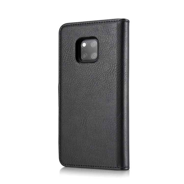 DG.MING Crazy Horse Texture Flip Detachable Magnetic Leather Case for Huawei Mate 20 Pro, with Holder & Card Slots & Wallet