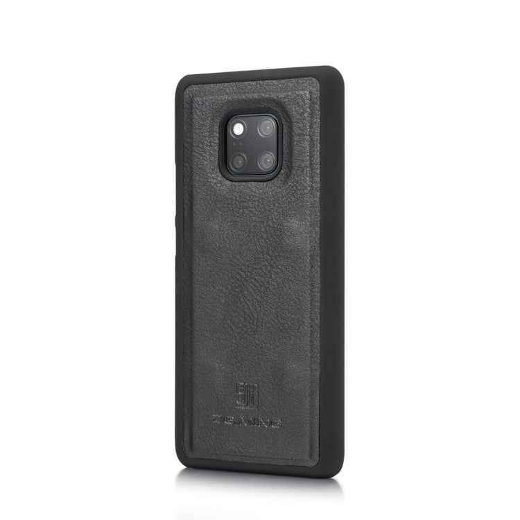 DG.MING Crazy Horse Texture Flip Detachable Magnetic Leather Case for Huawei Mate 20 Pro, with Holder & Card Slots & Wallet