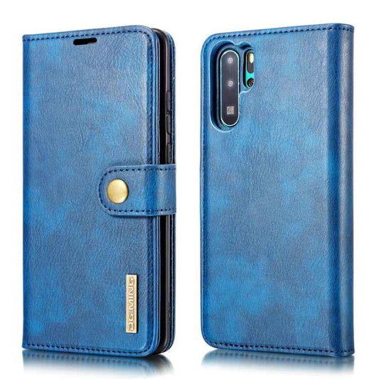 DG.MING Crazy Horse Texture Flip Detachable Magnetic Leather Case for Huawei P30 Pro, with Holder & Card Slots & Wallet